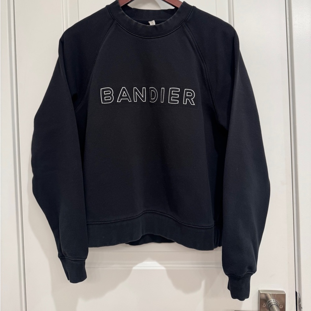 BANDIER Logo Crewneck Sweatshirt
BLACK AND WHITE SIZE S SMALL PRE OWNED - Picture 7 of 11